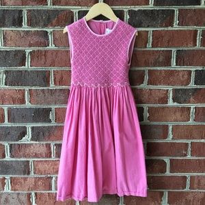 JACADI Smocked Pink Dress 8